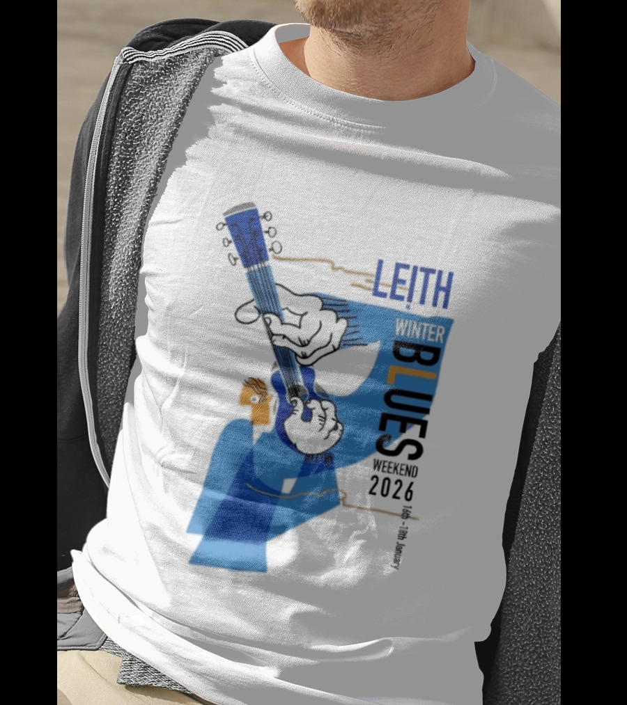 Leith Winter Blues Weekend 2026 Guitar Festival T-Shirt
