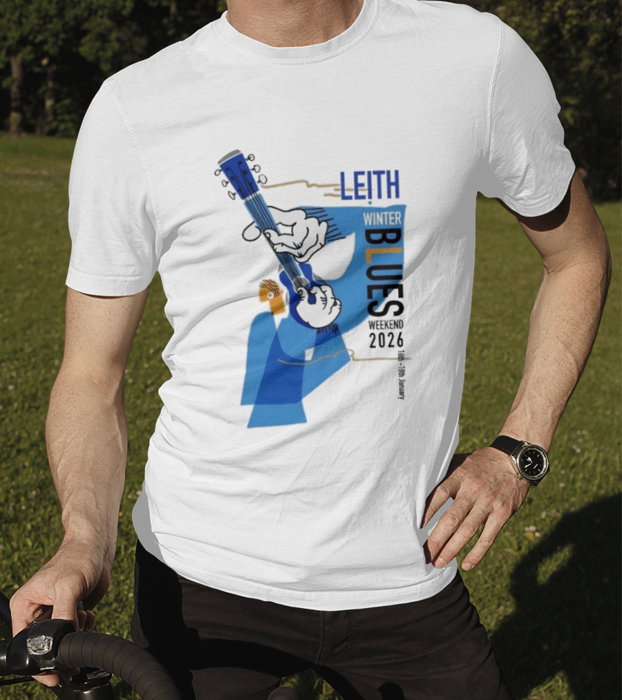 Leith Winter Blues Weekend 2026 Guitar Festival T-Shirt