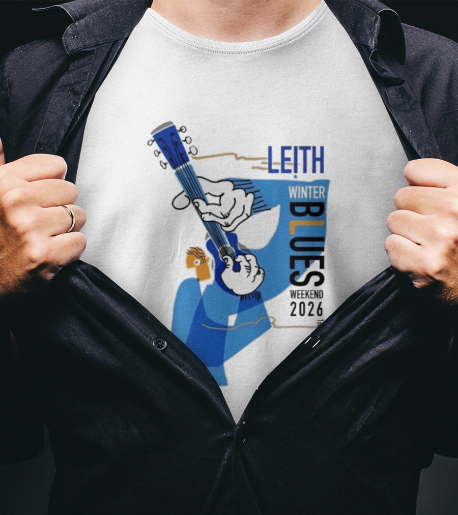 Leith Winter Blues Weekend 2026 Guitar Festival T-Shirt