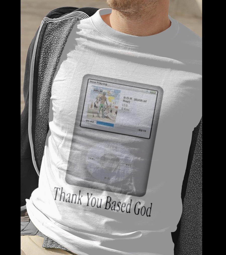 Basedworld Lil B.O.R Birth Of Rap Thank You Based God IPod T-Shirt
