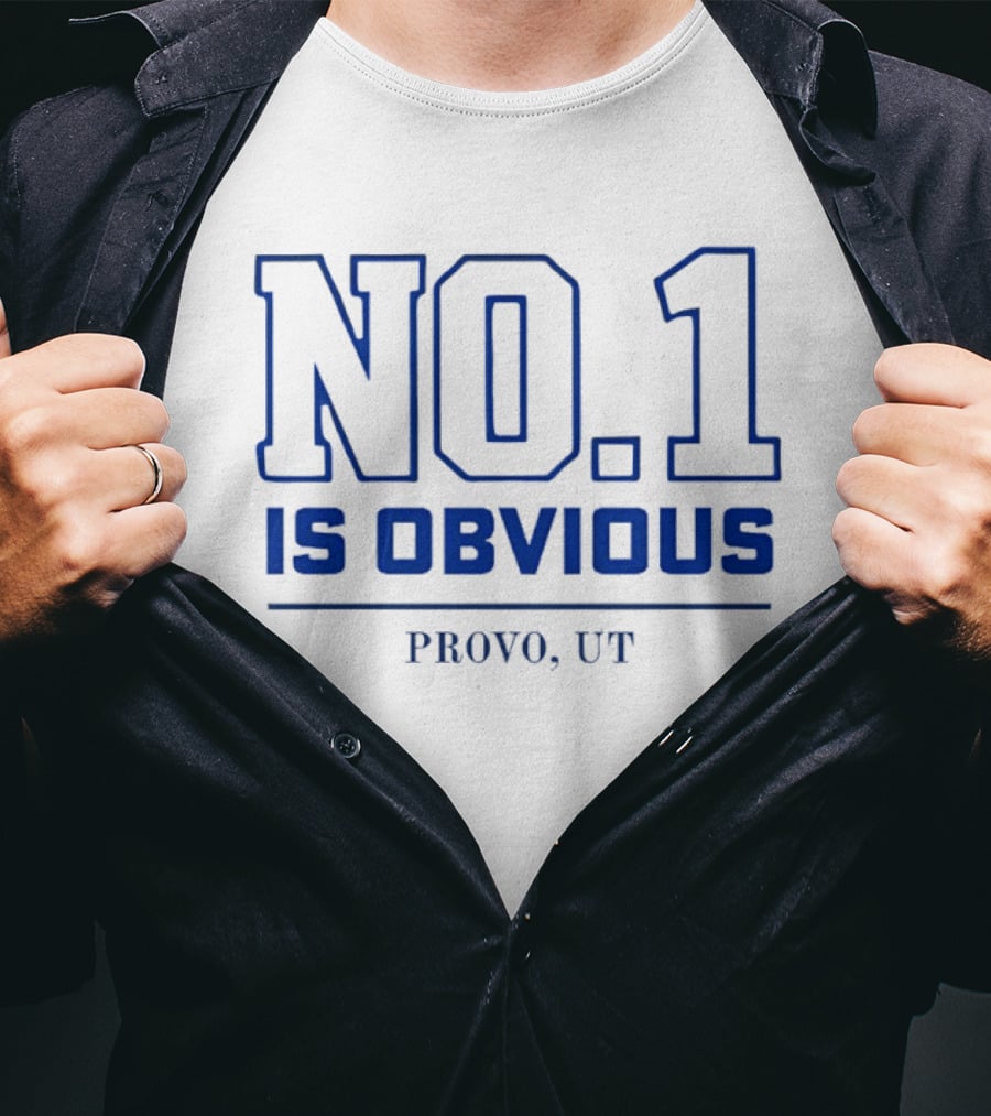 BYU Cougars No 1 Is Obvious Provo UT T-Shirt