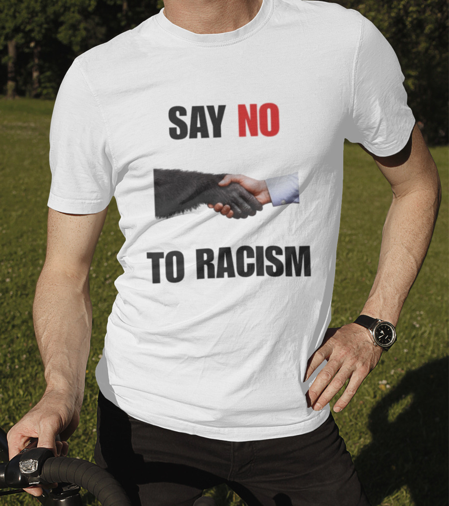 Say No To Racism Handshake Campaign T-Shirt