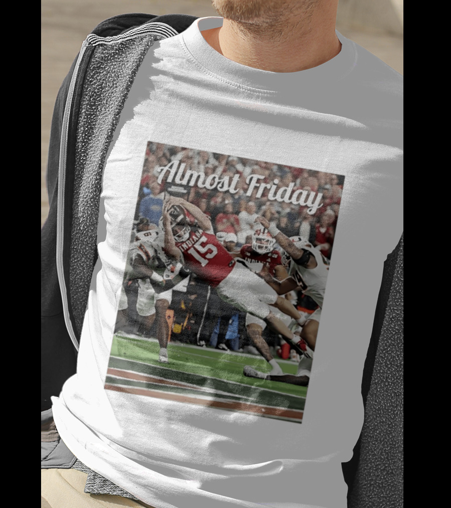 Almost Friday Indiana Hoosiers Touchdown Fernando Mendoza T-Shirt