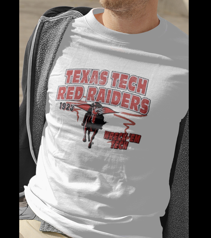Texas Tech Red Raiders 1923 Wreck 'Em Tech Horse T-Shirt