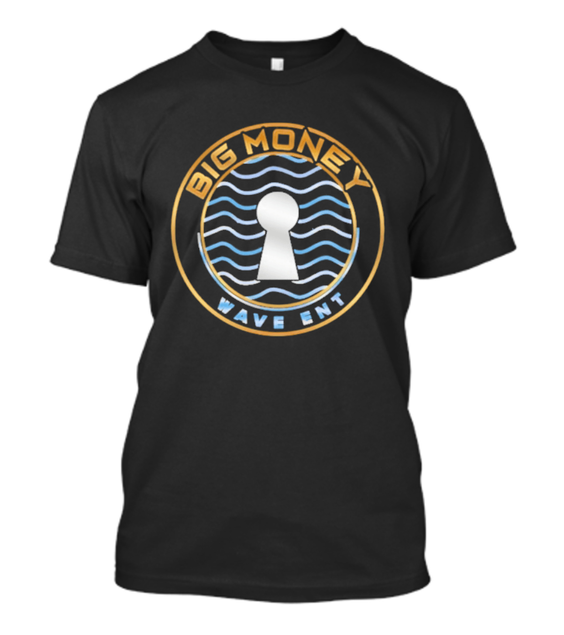 Big Money Wave ENT Keyhole And Wave Circle T-Shirt