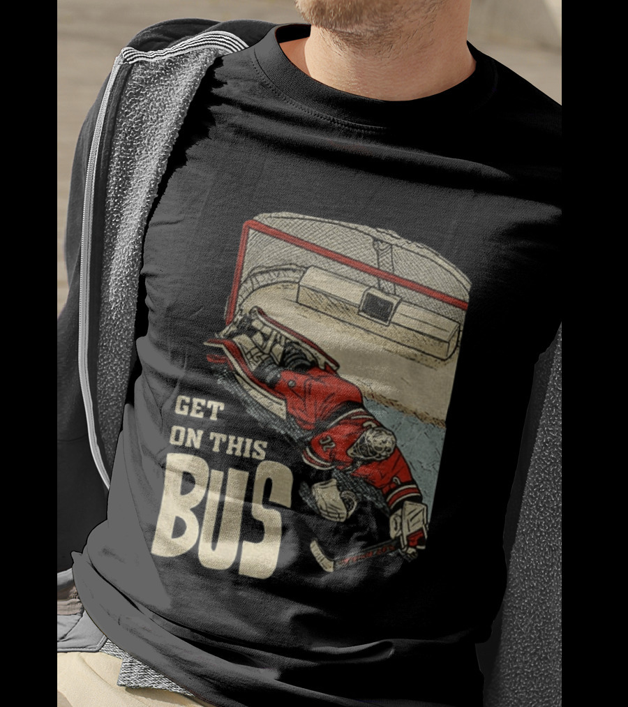 Brandon Bussi Carolina Hurricanes Get On This Bus NHL T-Shirt