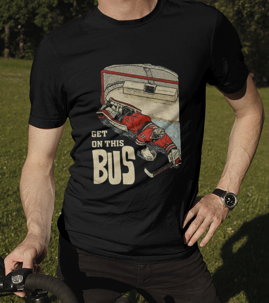 Brandon Bussi Carolina Hurricanes Get On This Bus NHL T-Shirt