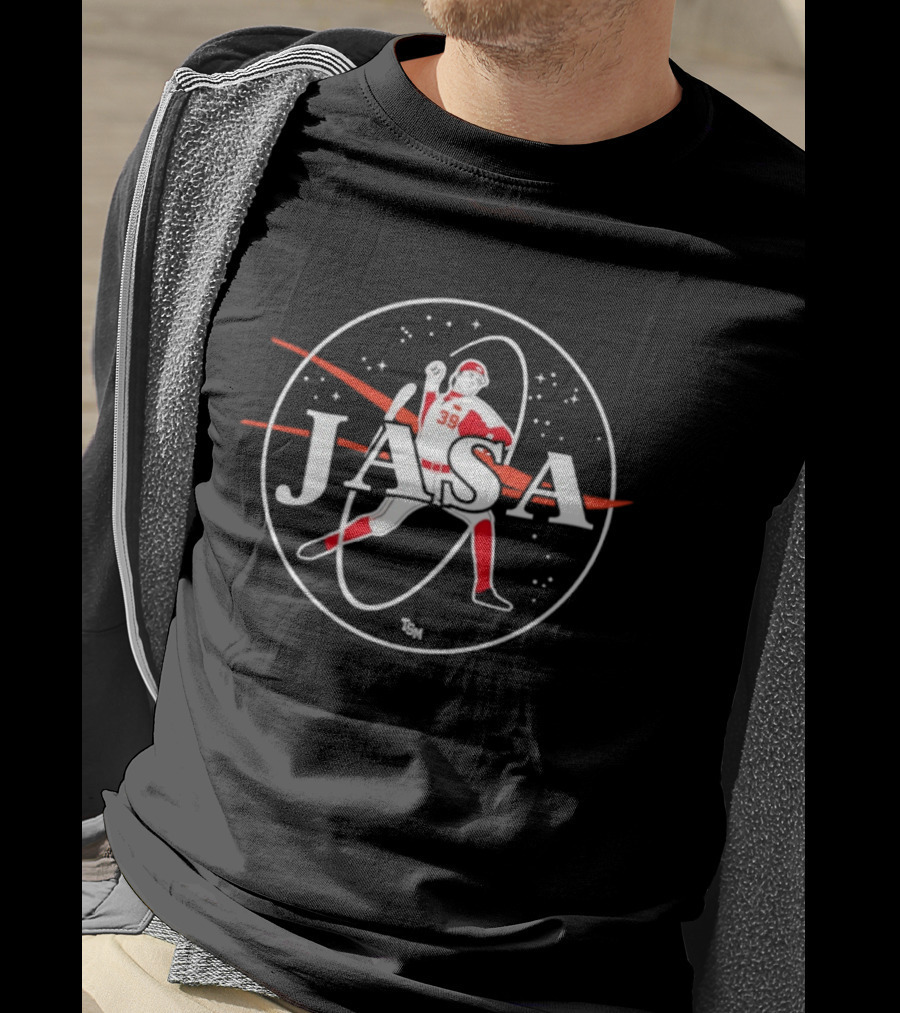 Carson Jasa 39 Baseball Nebraska Cornhuskers NASA Collaboration T-Shirt