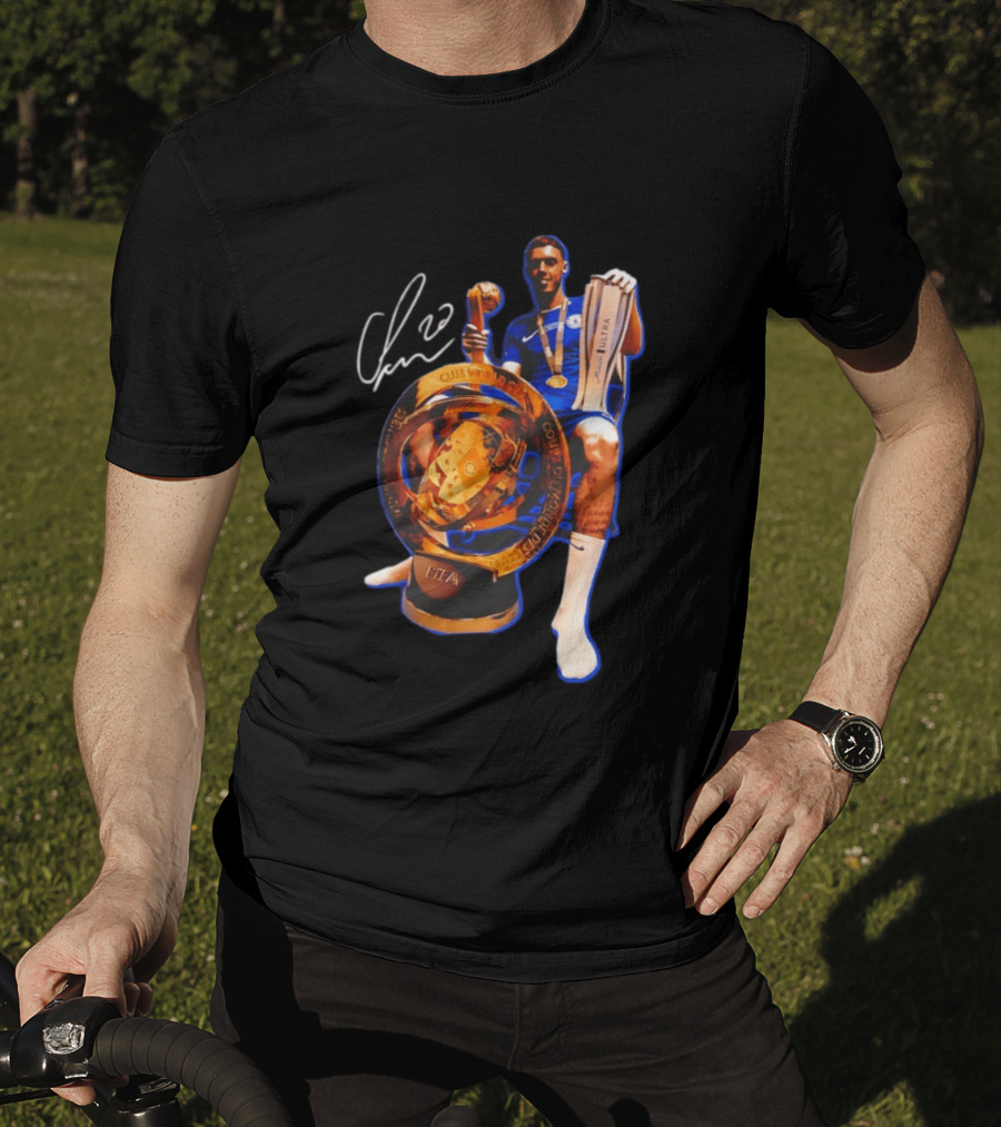 Cole Palmer Club World Cup FIFA Trophy Celebration T-Shirt