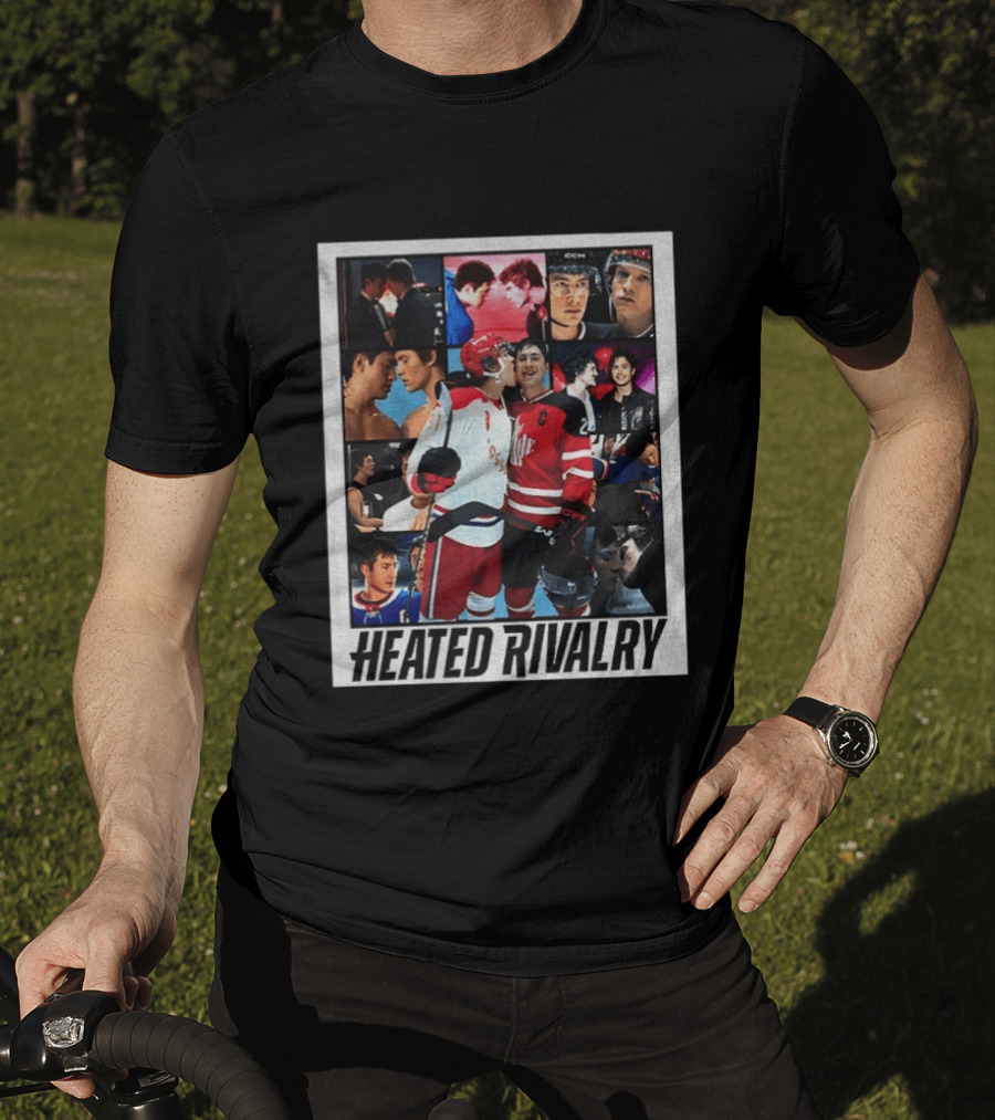 Ilya Rozanov Shane Hollander Heated Rivalry Hockey Collage Fan T-Shirt
