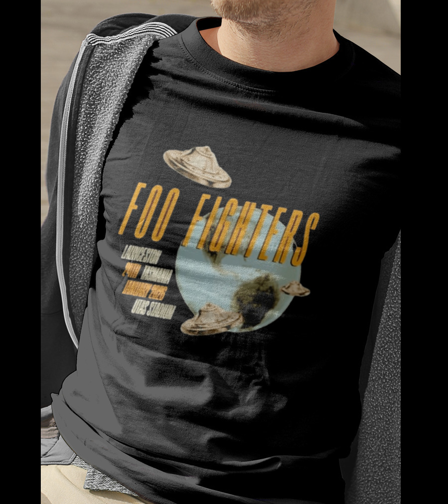 Foo Fighters Launceston UFO Tasmania January 2026 UTAS Stadium T-Shirt