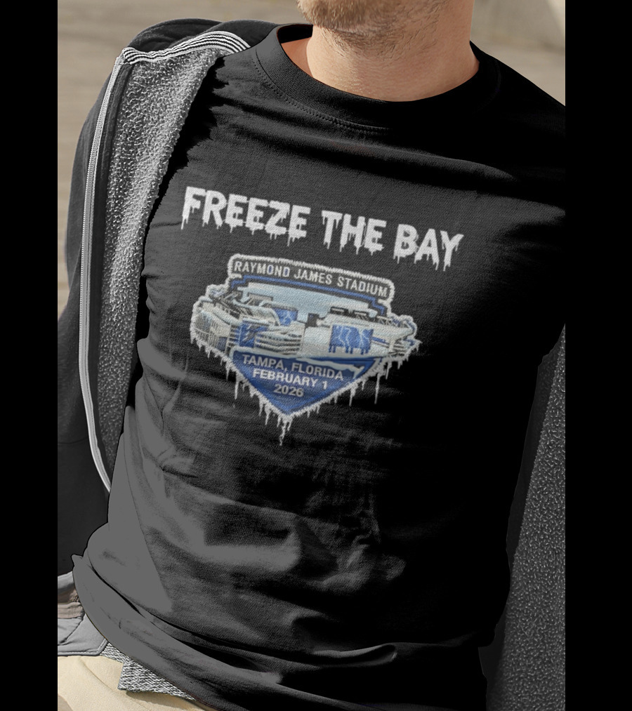Freeze The Bay Raymond James Stadium Tampa February 1 2026 T-Shirt