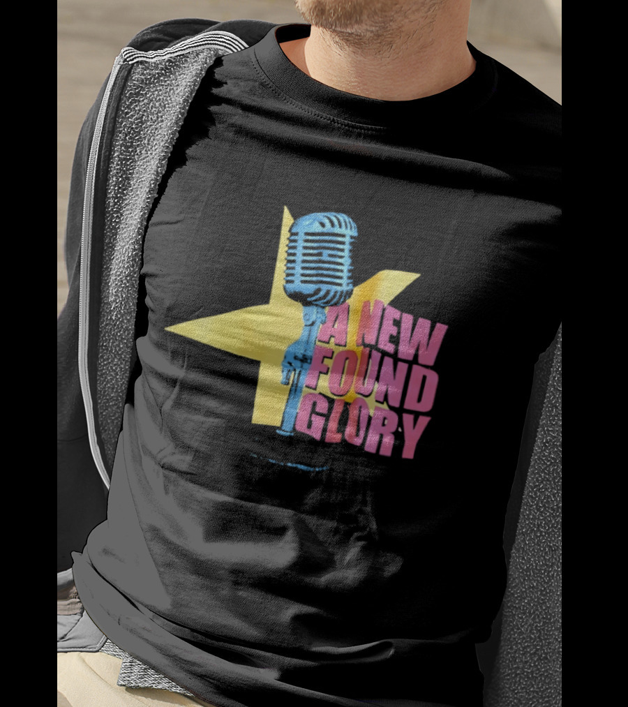 A New Found Glory Vintage Microphone Star T-Shirt
