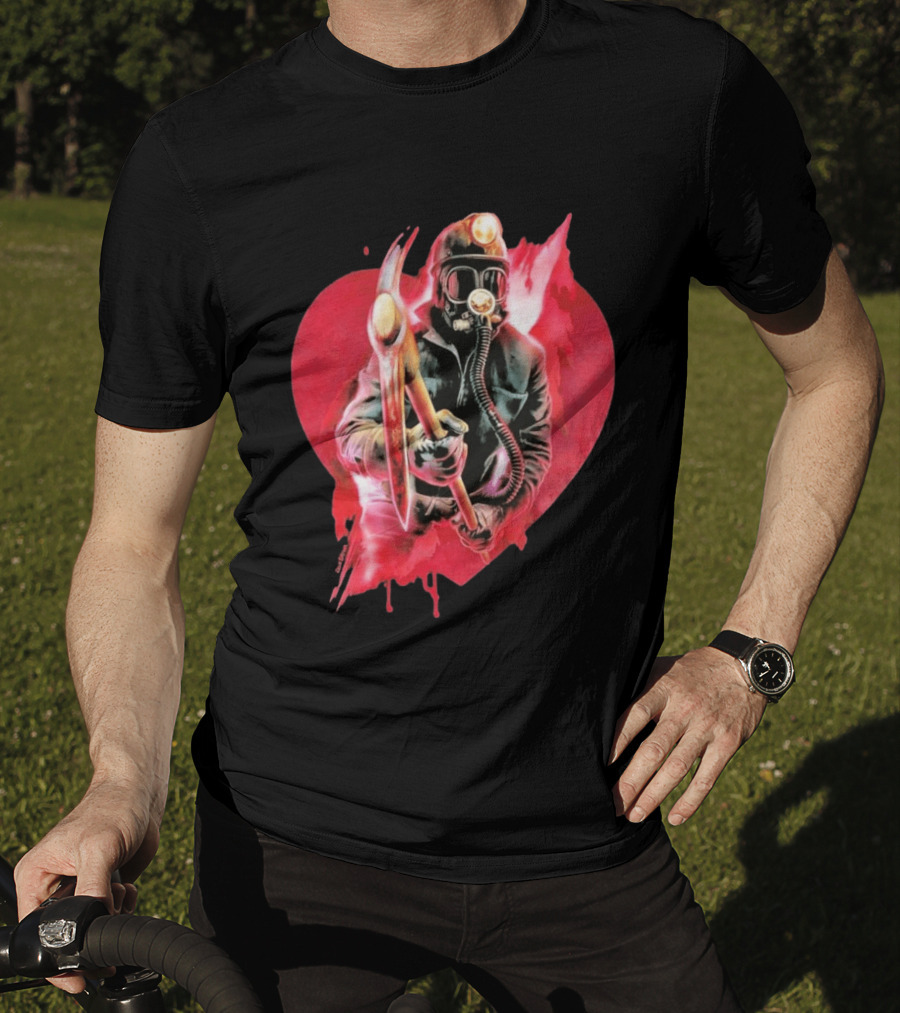 My Bloody Valentine 45th Anniversary Miner Heart T-Shirt
