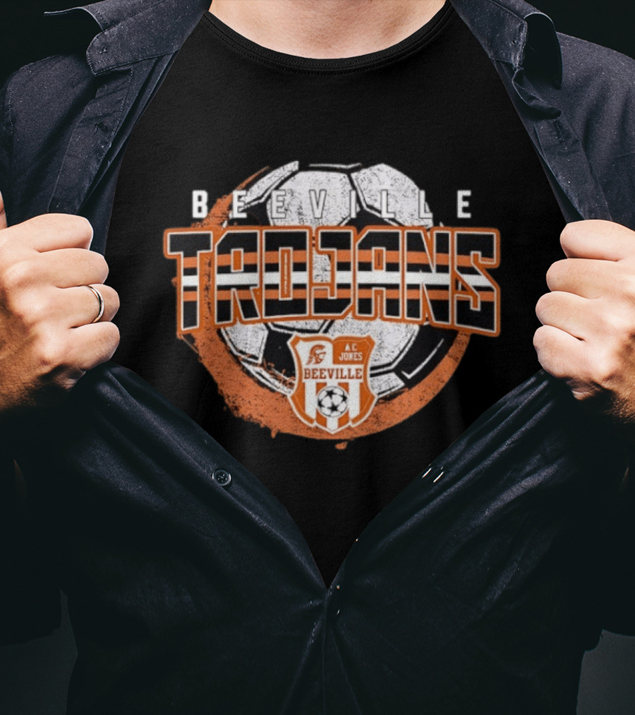 Beeville Trojans AC Jones Soccer Team T-Shirt