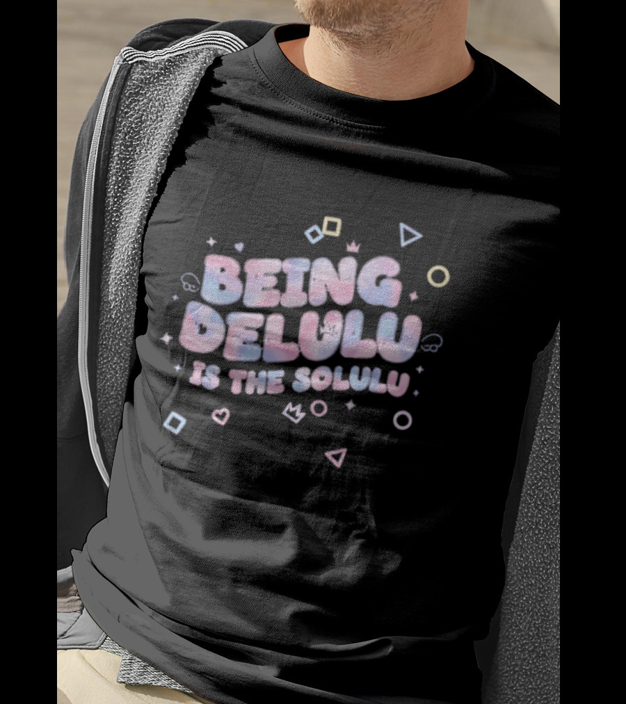Being Delulu Is The Solulu Pastel Aesthetic Kawaii T-Shirt