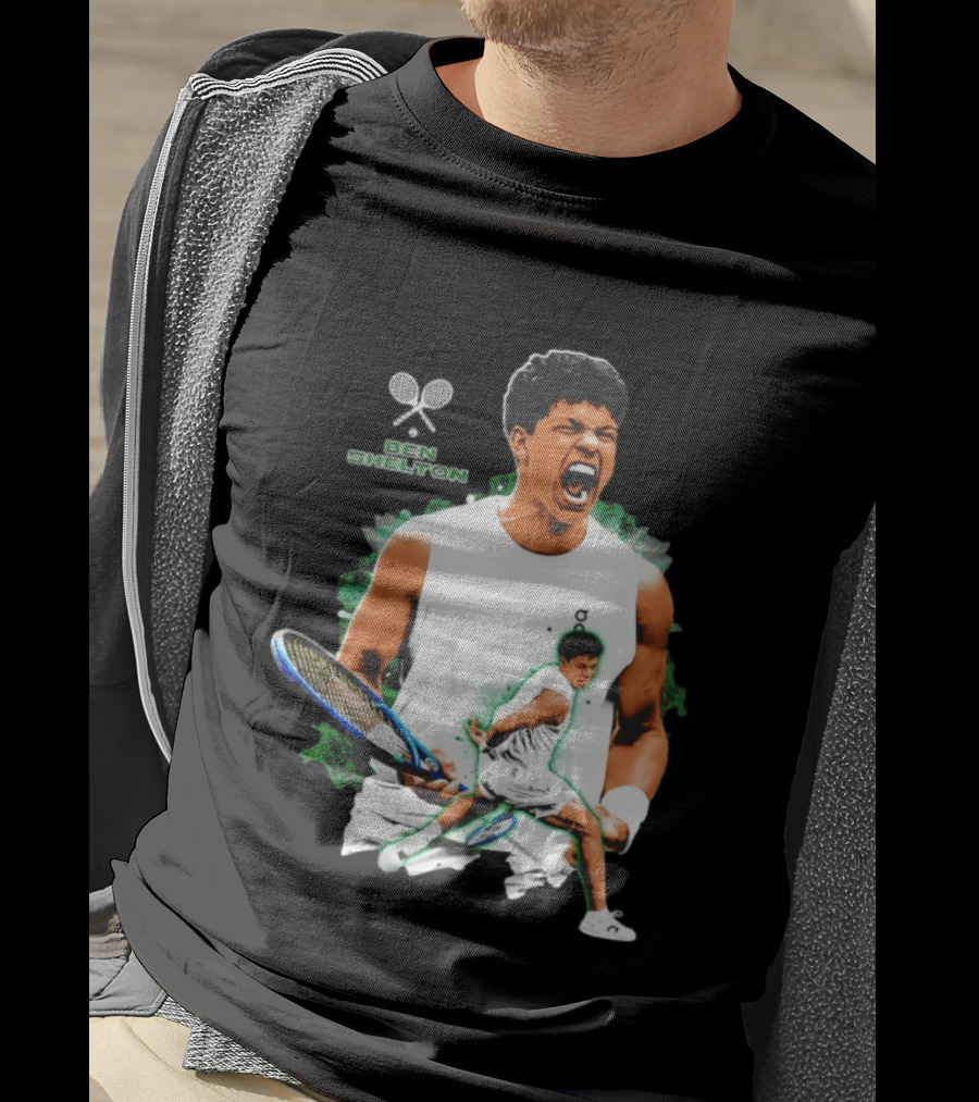 Ben Shelton Tennis Aura Athlete T-Shirt