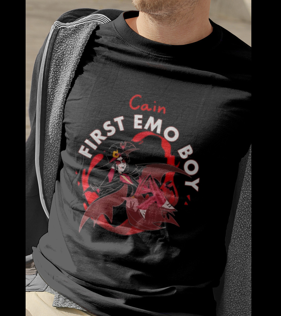 Cain First Emo Boy Hazbin Hotel T-Shirt
