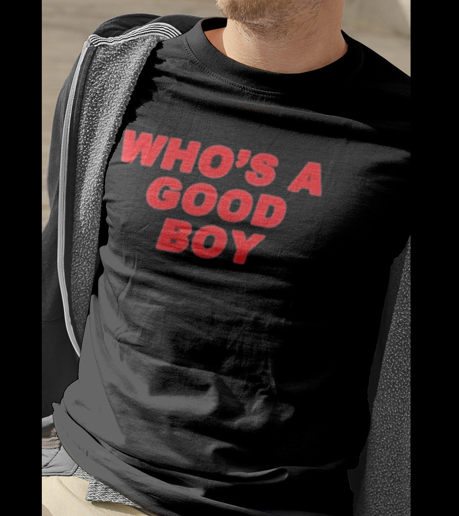 Paigey Who's A Good Boy Red T-Shirt