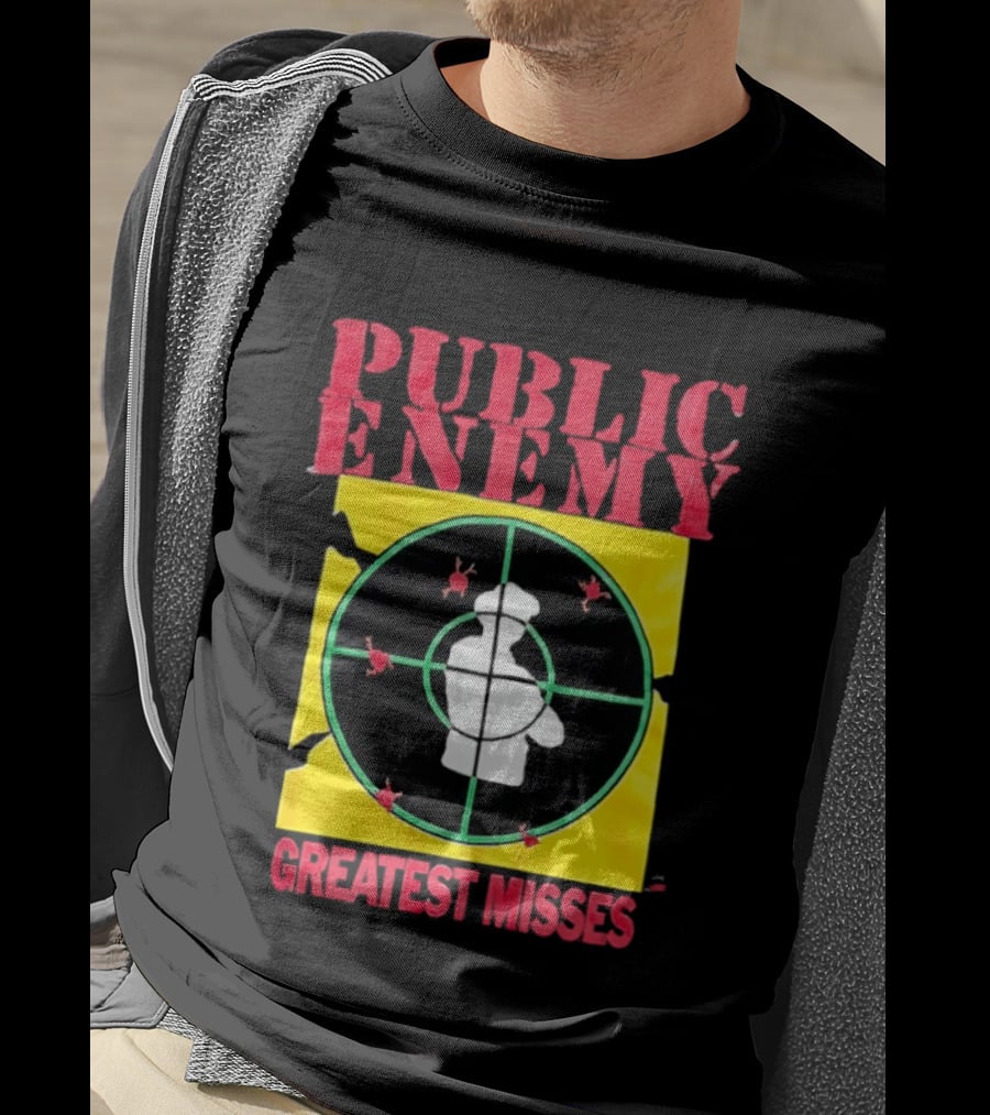 Public Enemy Greatest Misses Target T-Shirt