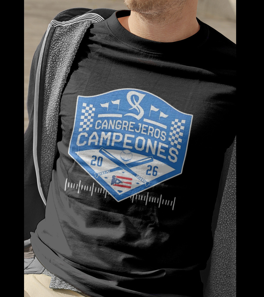 Cangrejeros Campeones 2026 LBPRC Puerto Rico Baseball T-Shirt