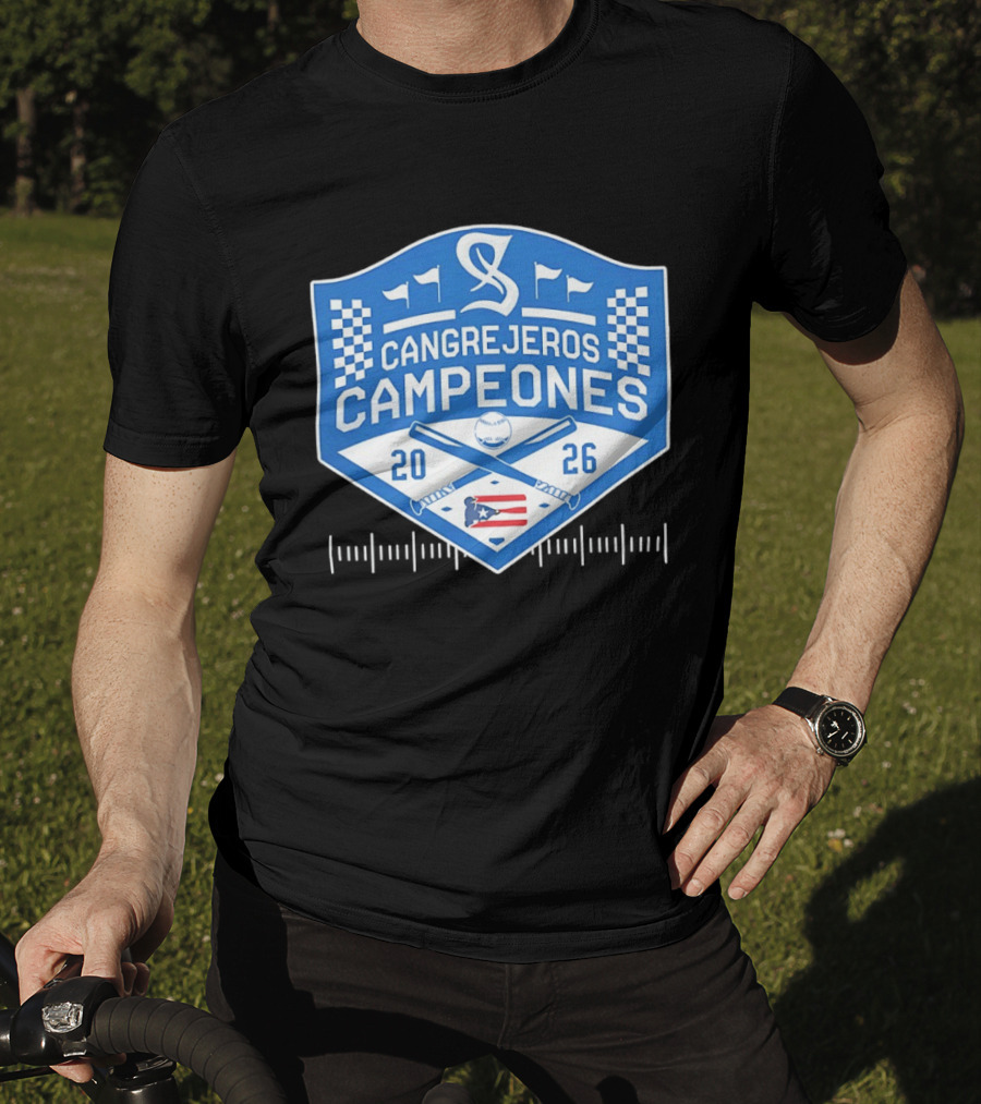 Cangrejeros Campeones 2026 LBPRC Puerto Rico Baseball T-Shirt