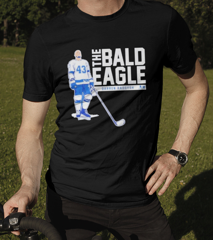 Darren Raddysh The Bald Eagle Number 43 Hockey Player T-Shirt