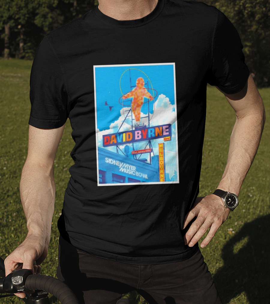 David Byrne Live Melbourne Sidney Myer Music Bowl January 22 2026 T-Shirt