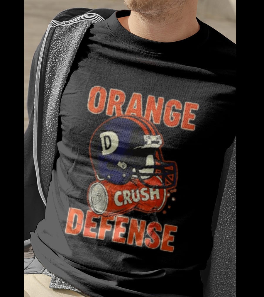 Orange Crush Defense Helmet Denver Broncos Football T-Shirt
