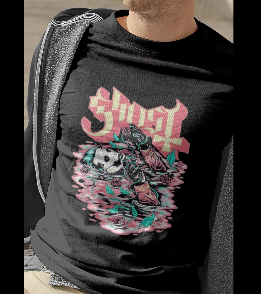 Ghost Band Valentine 2026 Pre Raphaelite Brotherhood Roses And Water T-Shirt