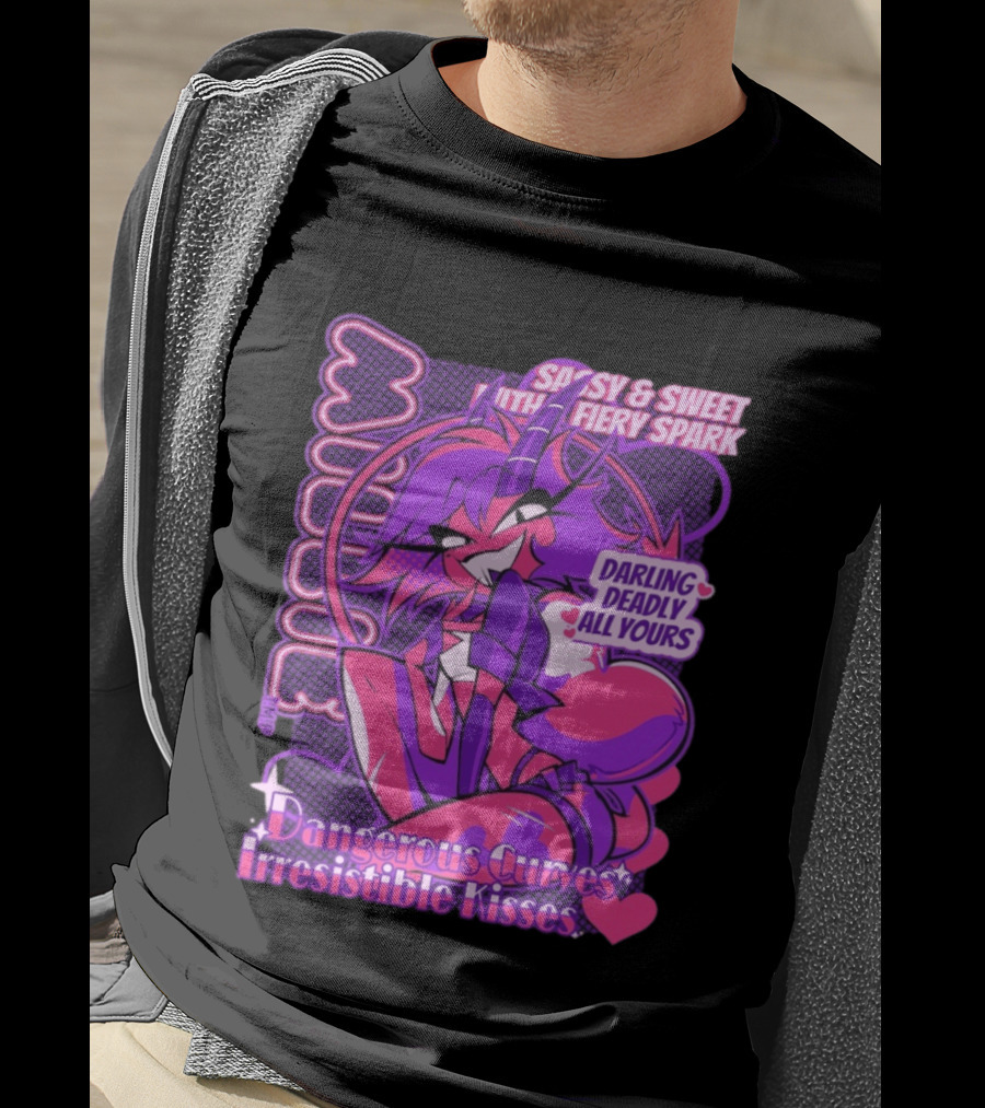 Millie Sassy Sweet Fiery Spark Darling Deadly Dangerous Curves Irresistible Kisses T-Shirt