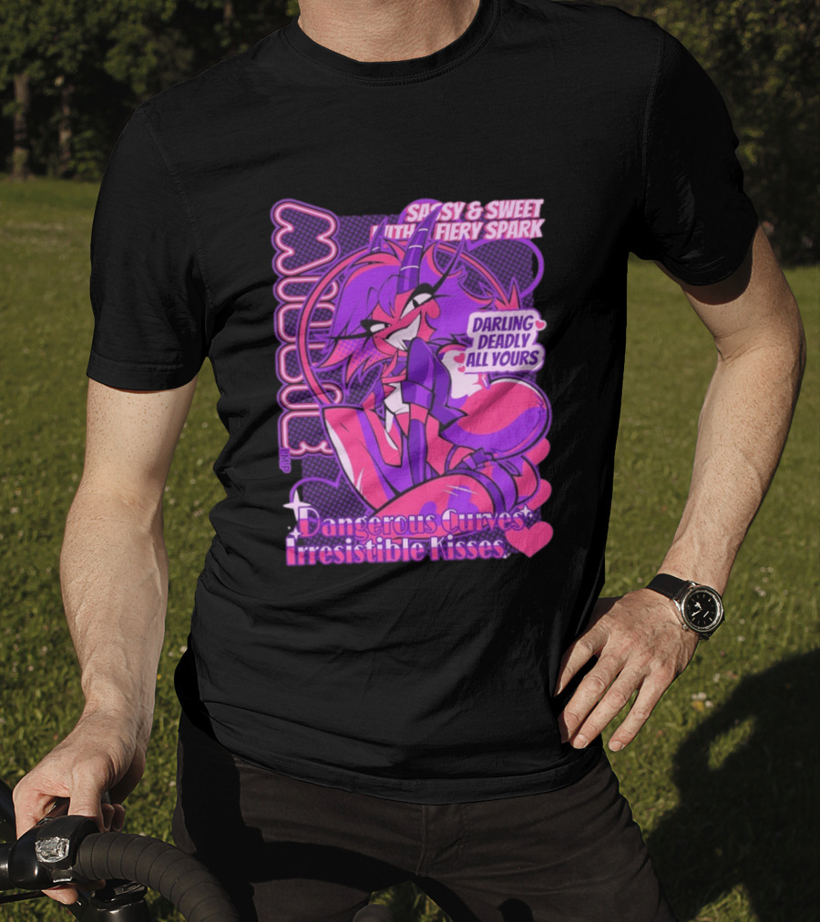 Millie Sassy Sweet Fiery Spark Darling Deadly Dangerous Curves Irresistible Kisses T-Shirt