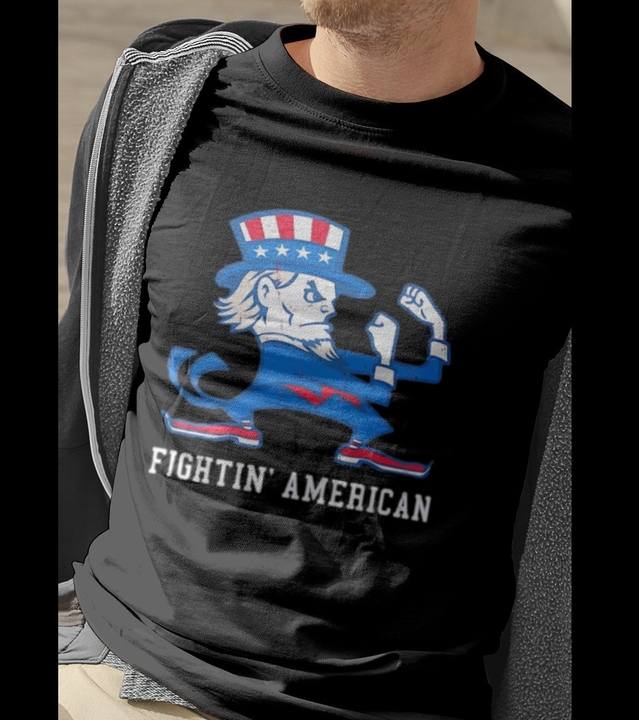 Uncle Sam Fightin' American Patriotic Boxing T-Shirt