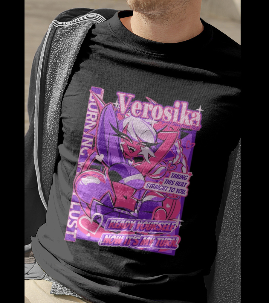 Verosika A Kiss From Hell Burning With Lust Taking This Heat Straight To You T-Shirt