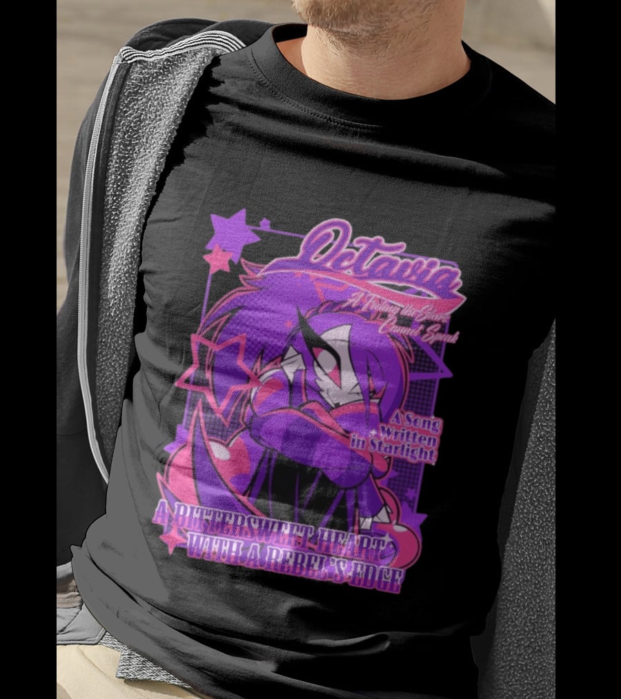 Octavia A Feeling The Stars Cannot Speak A Song Written In Starlight A Bittersweet Heart With A Rebel's Edge T-Shirt