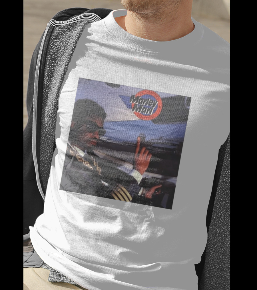 Marley Marl In Control Volume 1 Iconic Hip Hop DJ In Pilot Uniform T-Shirt