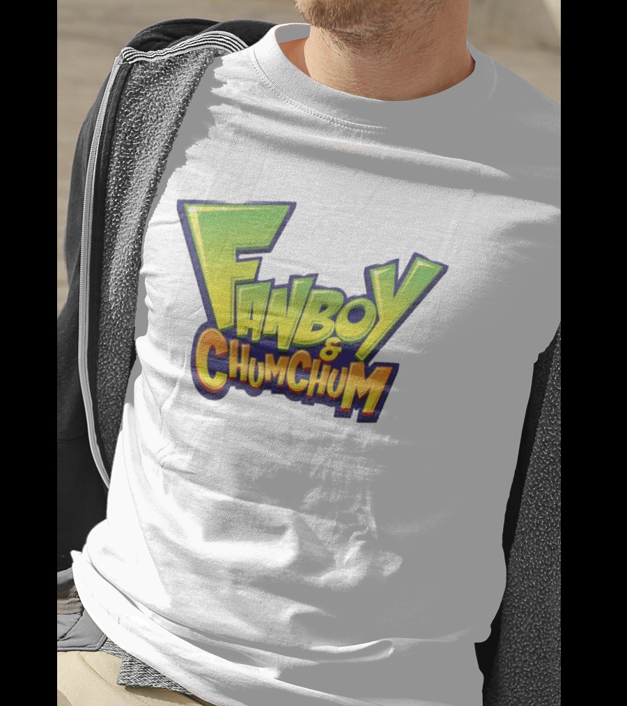 Fanboy And Chum Chum Animated Series Logo Merchandise T-Shirt