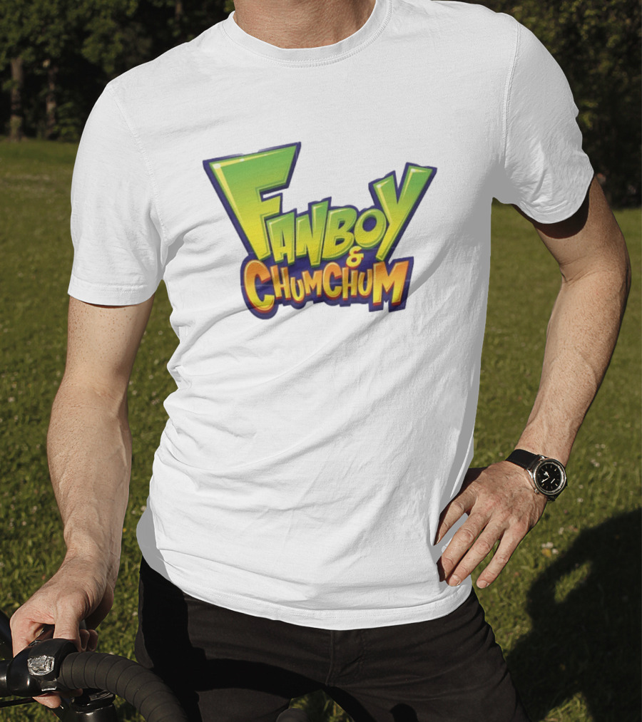 Fanboy And Chum Chum Animated Series Logo Merchandise T-Shirt