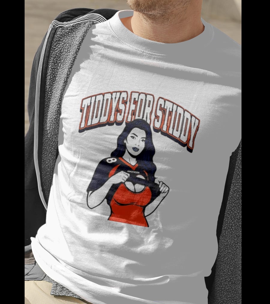 Tiddys For Stiddy Broncos Fan Apparel Denver Football T-Shirt