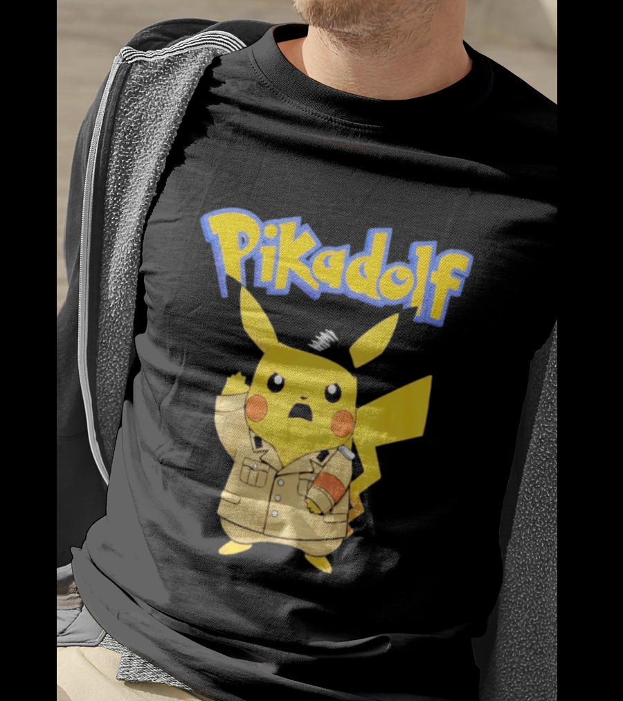 Pikadolf Pikachu Adolf Hitler T-Shirt
