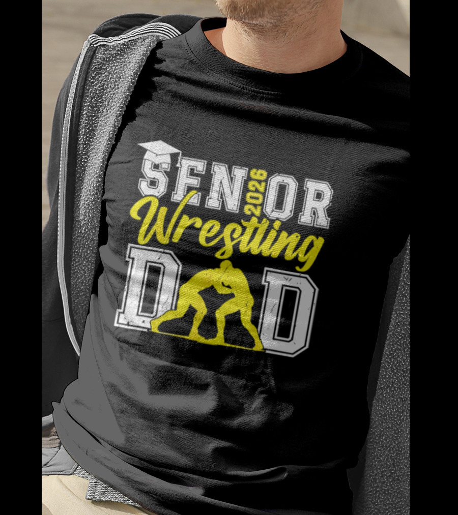 Senior Wrestling Dad 2026 Class Of 2026 T-Shirt