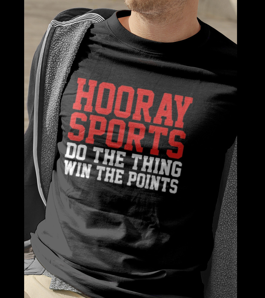 Hooray Sports Do The Thing Win The Points Retro College Humor T-Shirt