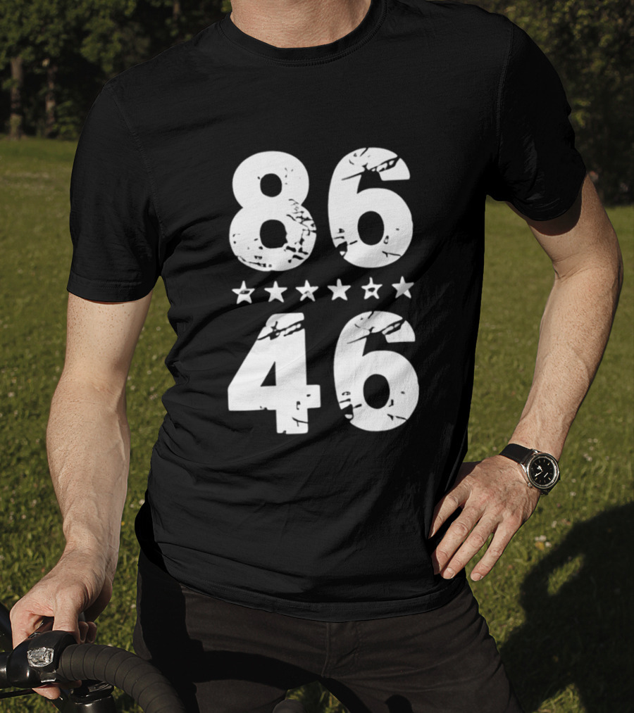Impeach Biden 8646 86 46 Stars T-Shirt