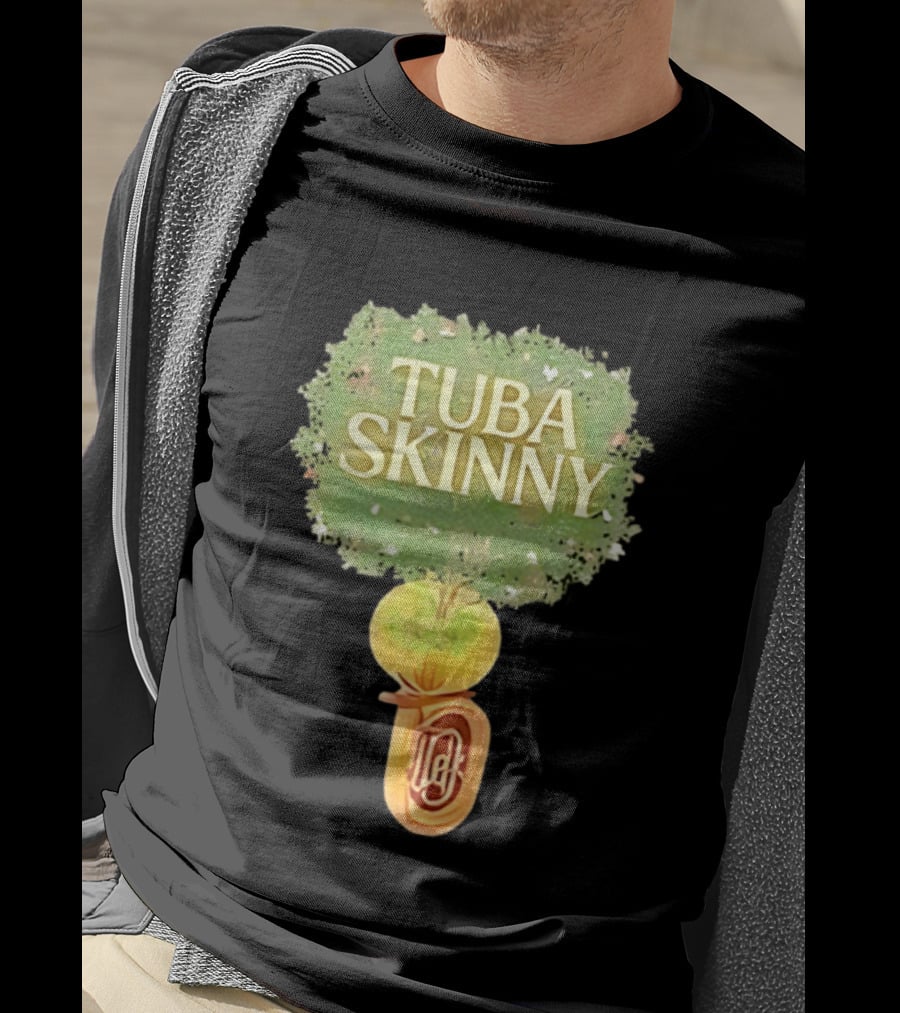 Tuba Skinny Tree And Tuba T-Shirt