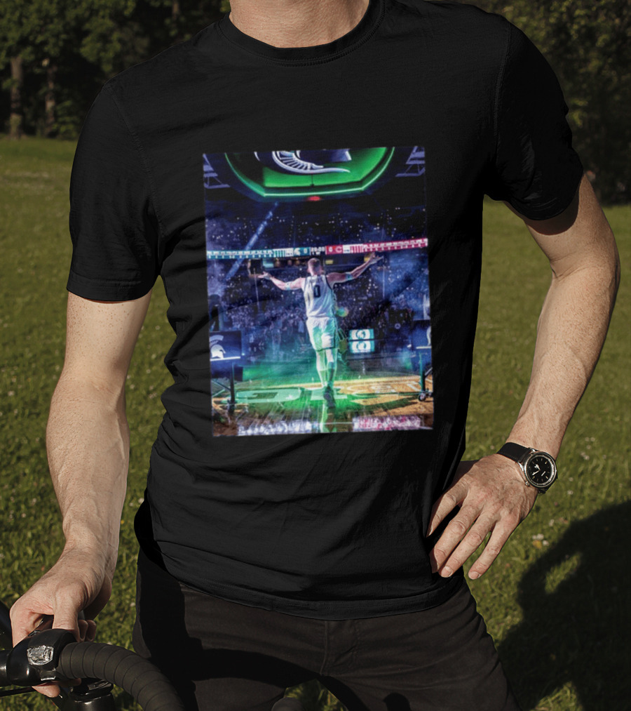 Jaxon Kohler Michigan State Spartans Basketball 2026 Celebration T-Shirt