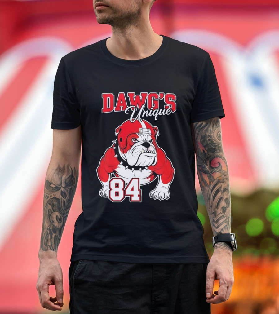 Ladd McConkey 84 Georgia Bulldogs Dawg's Unique Football Fan Gear T-Shirt