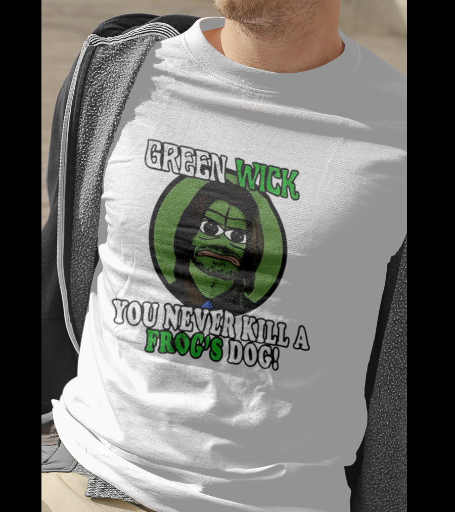 Green Wick You Never Kill A Frog's Dog T-Shirt