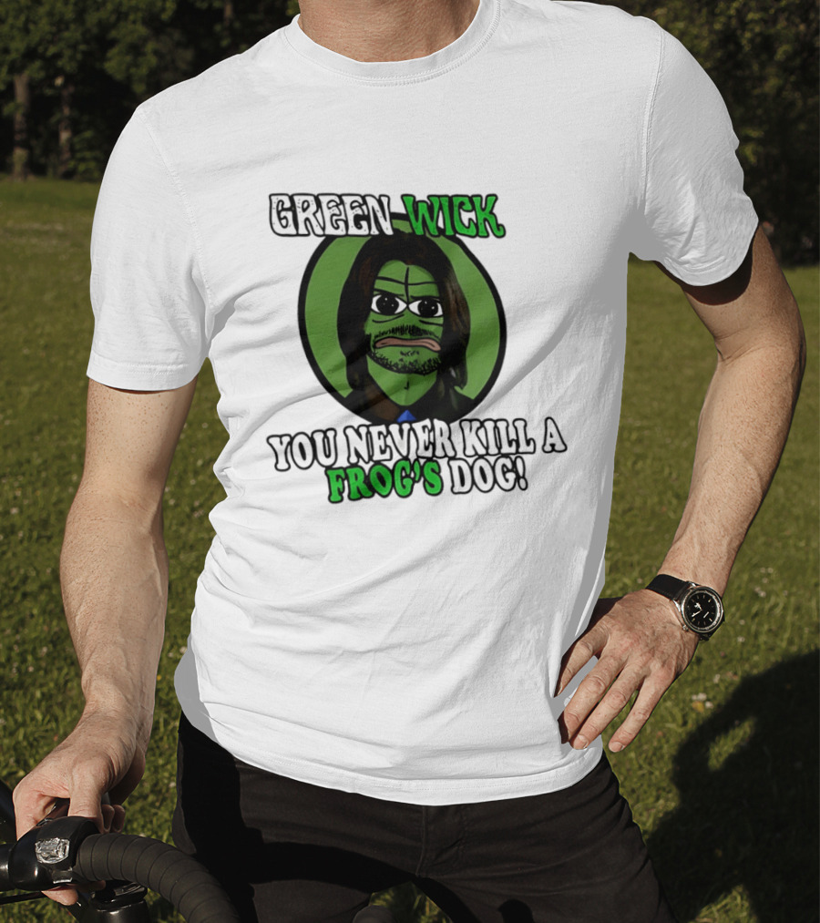 Green Wick You Never Kill A Frog's Dog T-Shirt
