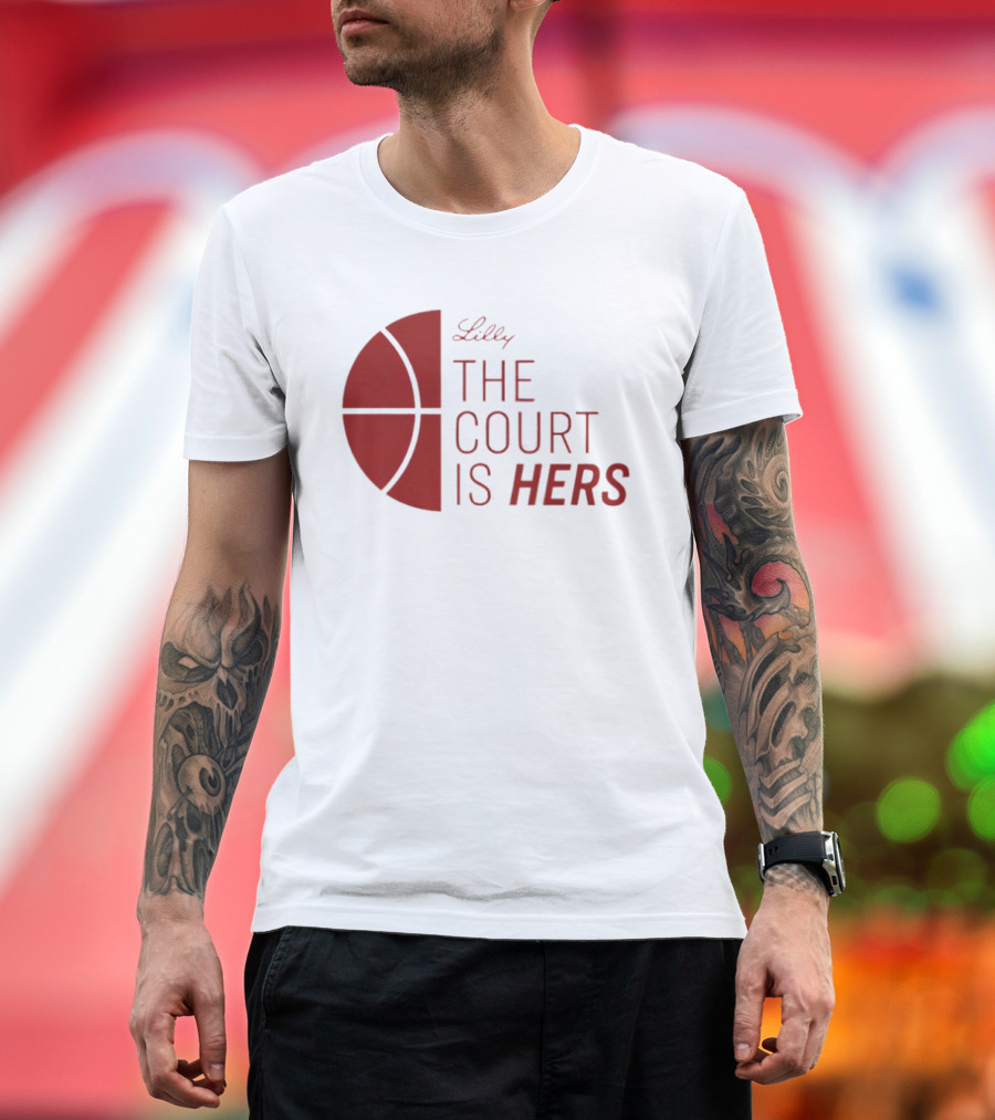 Lilly The Court Is Hers Basketball T-Shirt