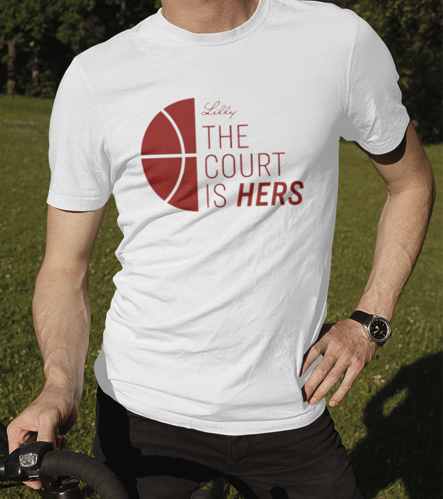 Lilly The Court Is Hers Basketball T-Shirt
